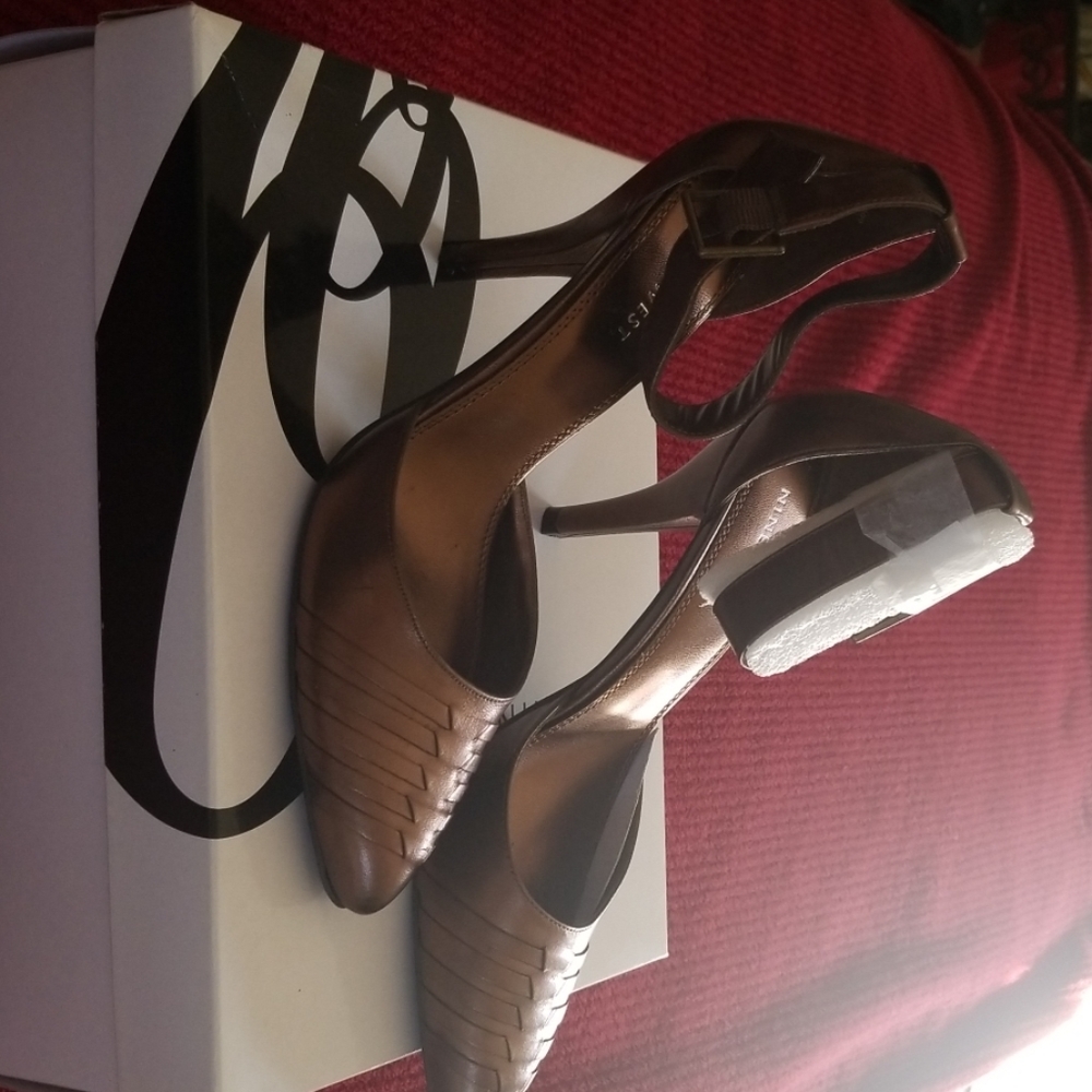 Bronze Ankle Pumps
